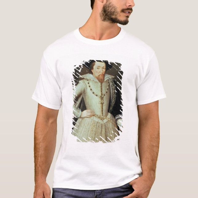 Camiseta James mim, retrato do metade-comprimento (Frente)