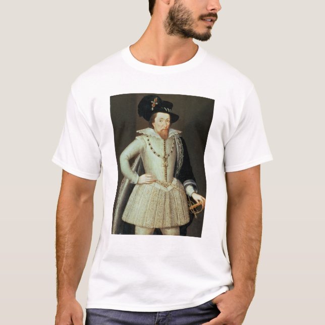Camiseta James mim, retrato do metade-comprimento (Frente)