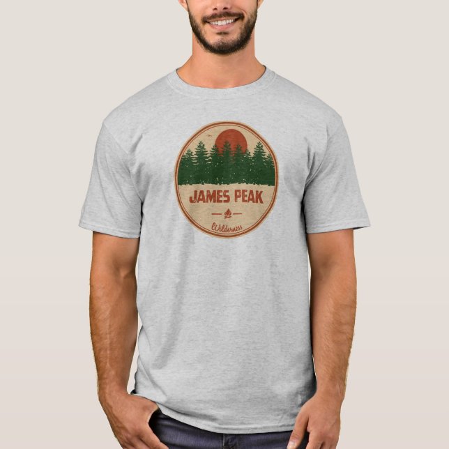 Camiseta James Peak Wilderness Colorado (Frente)