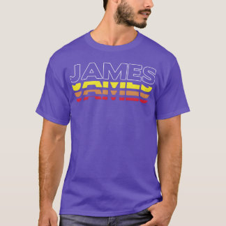 Camiseta James Primeiro Nome Engraçado Vin