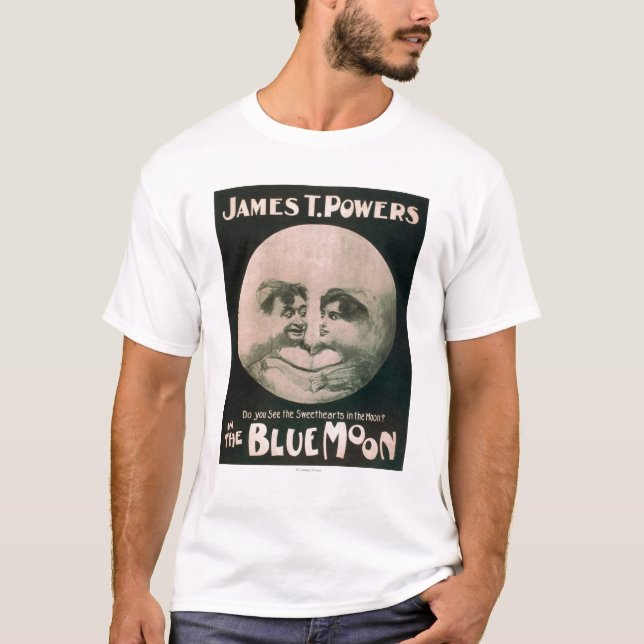Camiseta James T. Poder no teatro da lua azul (Frente)