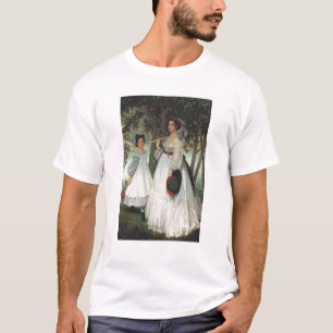 Camiseta James Tissot as duas irmãs: Retrato, 1863