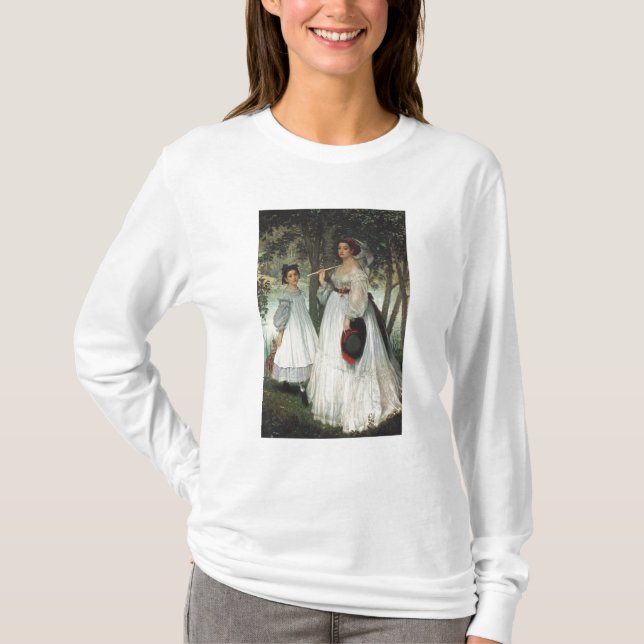 Camiseta James Tissot | as duas irmãs: Retrato, 1863 (Frente)