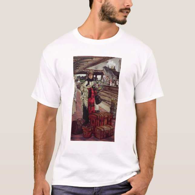 Camiseta James Tissot | que esperam na estação (Frente)