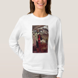 Camiseta James Tissot que esperam na estação
