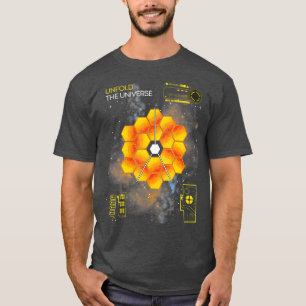 Camiseta James Webb Space elescope Art JWS Desdobra o Unive