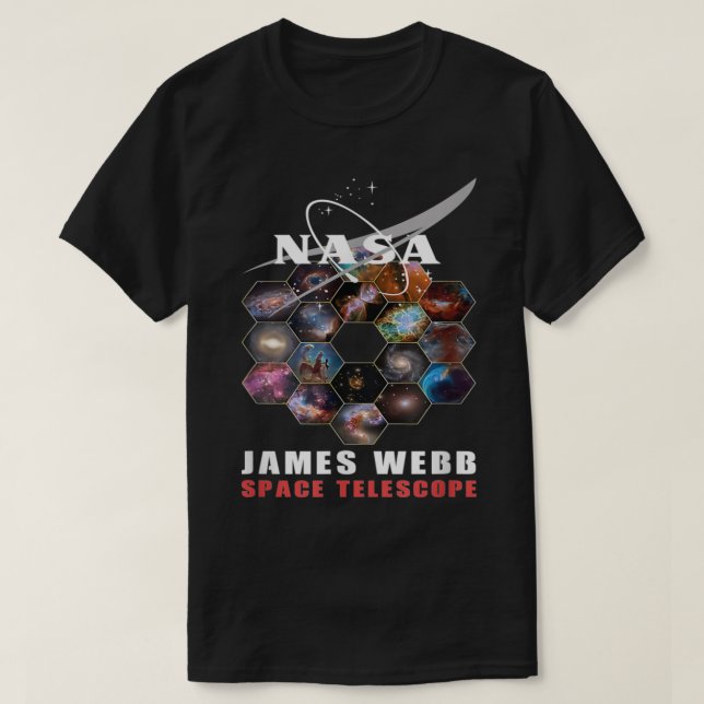 Camiseta James Webb Space Telescope  The JWST Exploration   (Frente do Design)