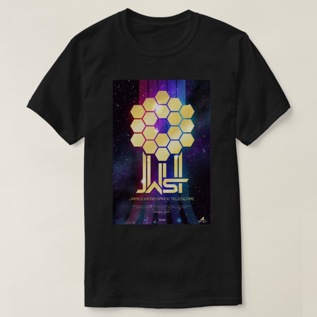 Camiseta James Webb Telescope (Frente do Design)