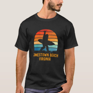 Camiseta Jamestown Beach Virginia Sasquatch Souvenir