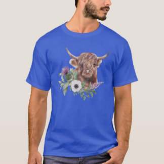 Camiseta Jamie a vaca das Terras Altas