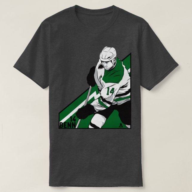 Camiseta Jamie Benn Dallas Angle TShirt (Frente do Design)