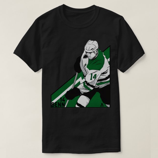 Camiseta Jamie Benn Dallas Angle TShirt 2 (Frente do Design)