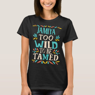 Camiseta JAMIYA Nome Cute Retro Girls Wildflower JAMIYA Nam