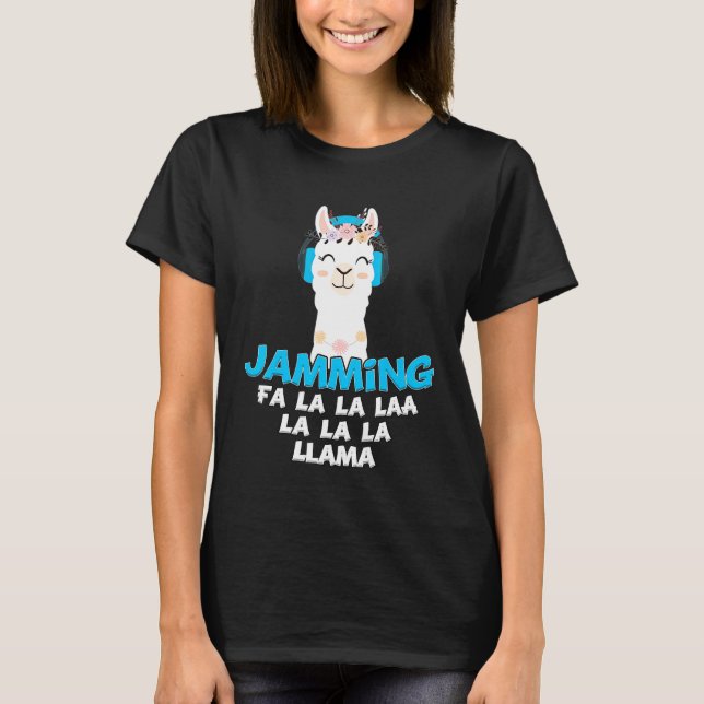 Camiseta Jamming La La Laa La La La Llama (Frente)