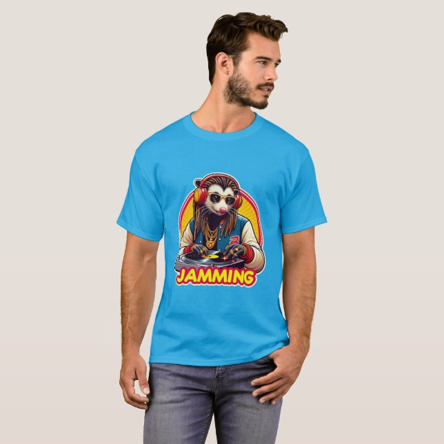 CAMISETA JAMMING-OPOSSUM DJ 3 (Frente Completa)