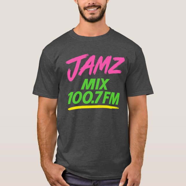 CAMISETA JAMZ MIX 100,7FM (Frente)