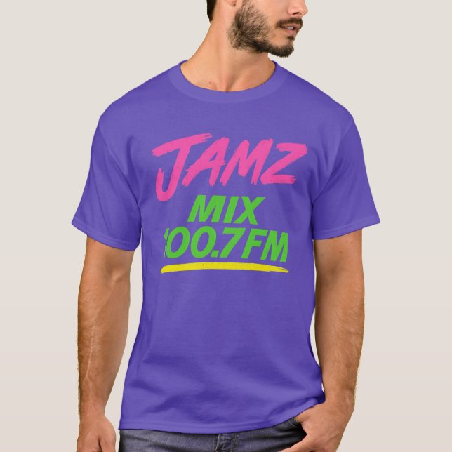 CAMISETA JAMZ MIX 100,7FM (Frente)