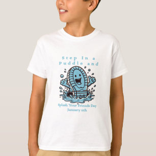 Camiseta Jan 11 - Encaixe-Se Em Um Poço E Enrole Seu Amigo