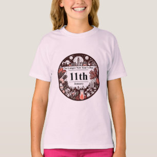 Camiseta Jan 11 - Não há mais Dia do ano novo