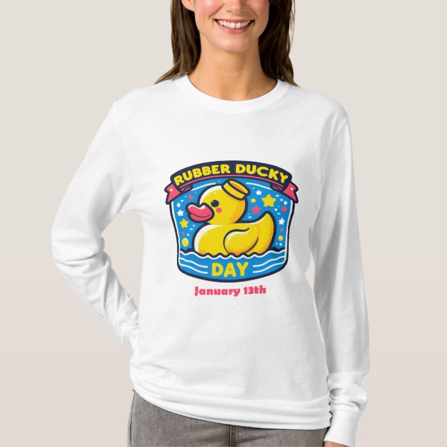 Camiseta Jan 13 - Rubber Ducky Day (Frente)