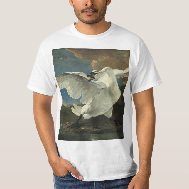 Camiseta Jan Asselyn - O Cisne Ameaçado (Frente)