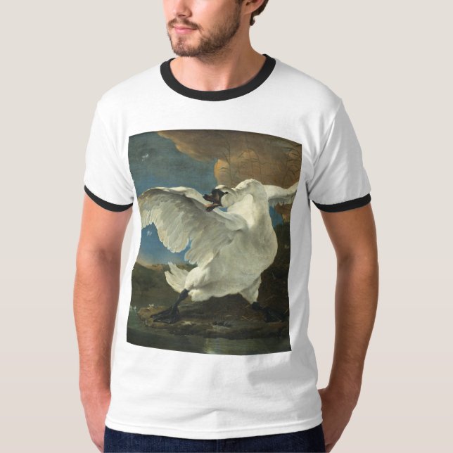 Camiseta Jan Asselyn - O Cisne Ameaçado (Frente)