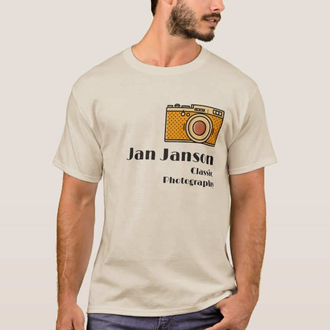 Camiseta Jan Janson Classic Photography (or your name) (Frente)