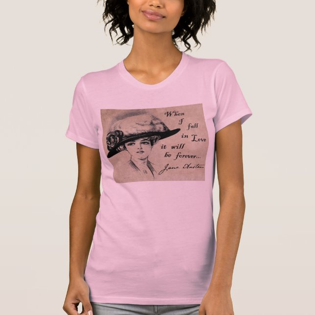 Camiseta Jane Austen: Para sempre (Frente)