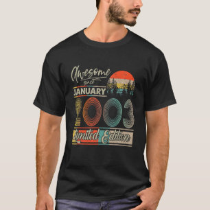 Camiseta Janeiro De 2003 Vintage Retro 19 Anos De Idade,19º