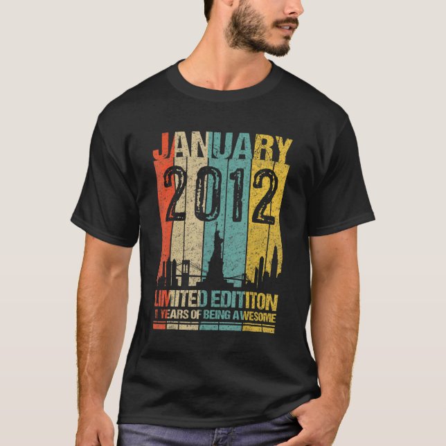 Camiseta Janeiro De 2012 11 Anos De Awesom (Frente)