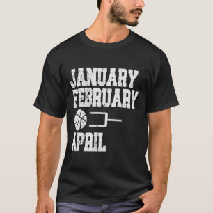 Camiseta Janeiro fevereiro Bysketbyll abril - Diversão Bysk