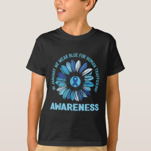 Camiseta Janeiro Veste a Faixa Azul contra o Tráfico de Ser