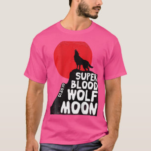 Camiseta Janeiro Wolf Moon Lunar Eclipse Astronomia de Cami
