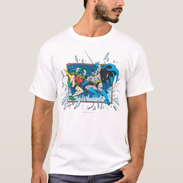 Camiseta Janela Batman & Robin Shatter (Frente)