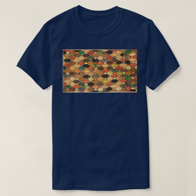 CAMISETA JANELA DE VIDRO COM ESTILO MÉDIO TERRA, MARNADA (Frente do Design)