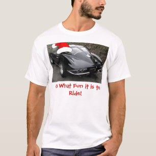 Camiseta Janela Dividida da Corvette de Natal