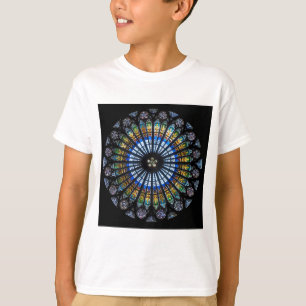 Camiseta janela rosácea