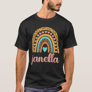 Camiseta Janella Janella Nome Birthday Gift