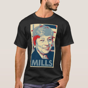 Camiseta Janet mmói a paródia política do poster