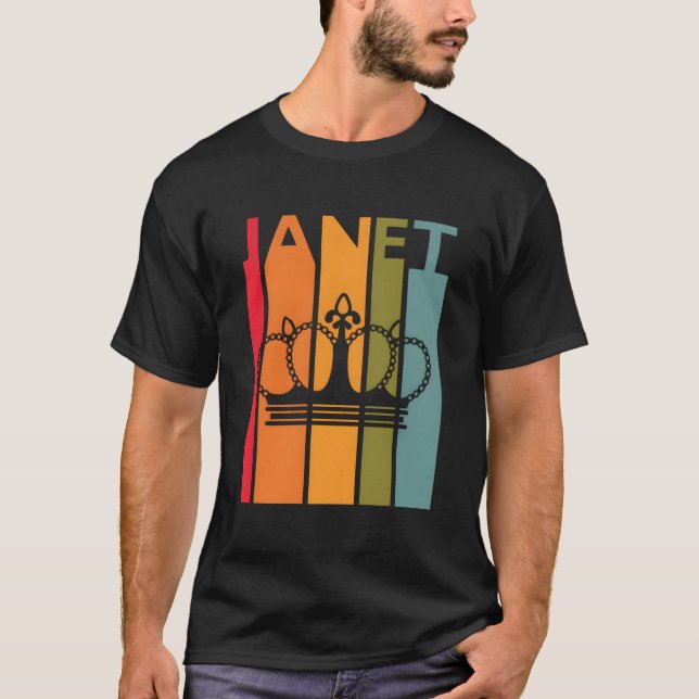 Camiseta Janet Para Primeiro Nome Janet (Frente)