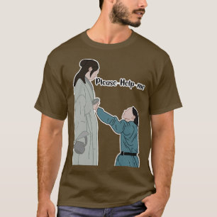 Camiseta Jang Uk pedindo ajuda engraçada
