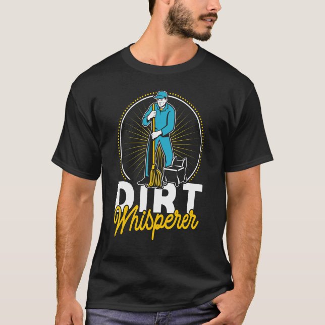 Camiseta Janitor Cleaner Whisperer 1 (Frente)