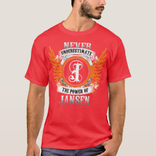 Camiseta Jansen Name Shirt Nunca Subestima O Poder De