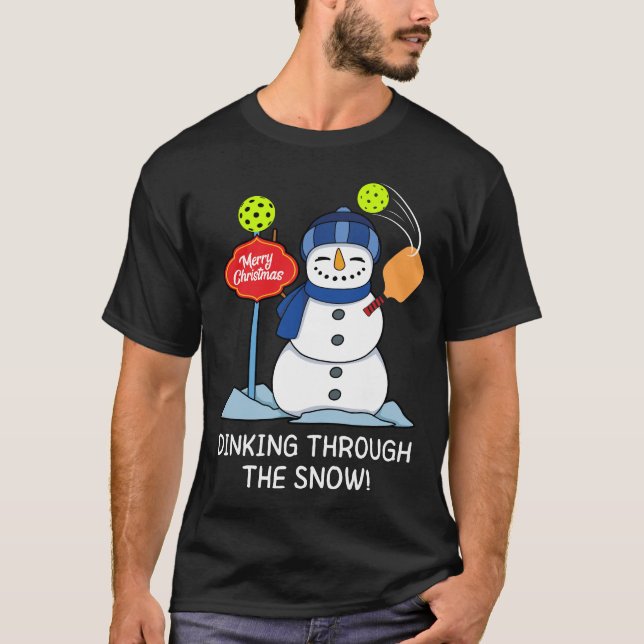 Camiseta Jantar Através Da Neve - Batedor De Natal (Frente)