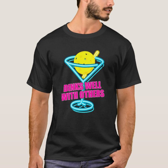 Camiseta Jantar Bem Com Outros Jogadores De Pickleball Mulh (Frente)