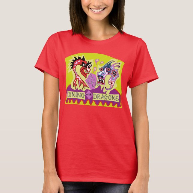 Camiseta Jantar com dragões (Frente)