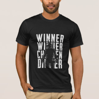 Camiseta Jantar de Frango Vencedor – Design Divertido de Vi
