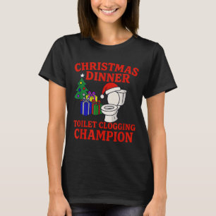 Camiseta Jantar de Natal Desentupindo a Privada Chamon _ Ch