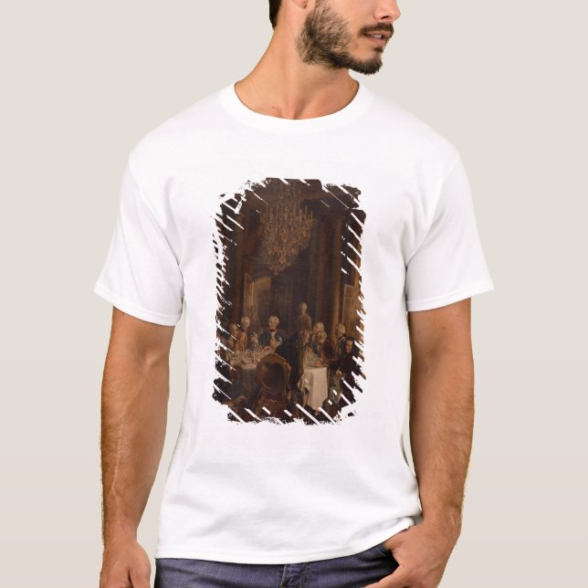 Camiseta Jantar Mesa em Sanssouci, 1850 (Frente)