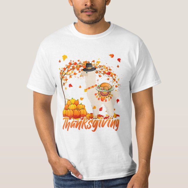 Camiseta Jante o Llama Autumn Tree Lover (Frente)
